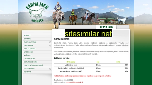 farmajack.sk alternative sites