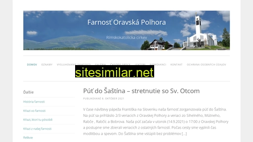 farnostopolhora.sk alternative sites