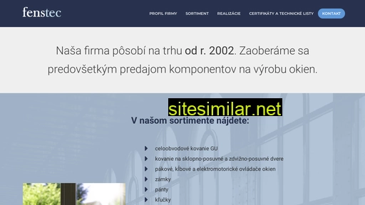 fenstec.sk alternative sites