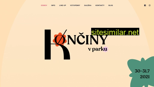 festivalkonciny.sk alternative sites