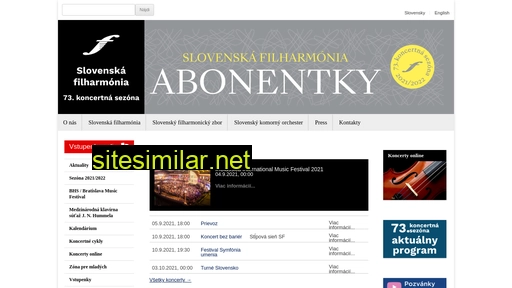 filharmonia.sk alternative sites