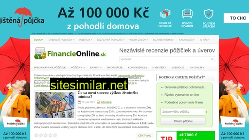 financieonline.sk alternative sites
