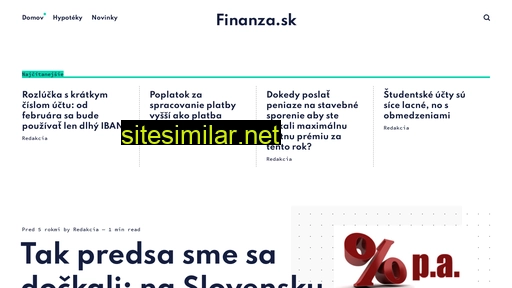 finanza.sk alternative sites