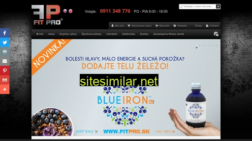 fitpro.sk alternative sites