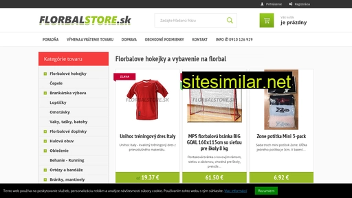 florbalstore.sk alternative sites