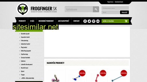 frogfinger.sk alternative sites