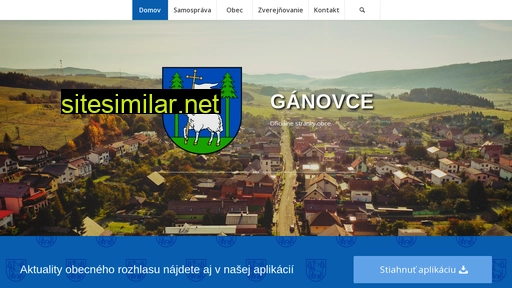 ganovce.sk alternative sites