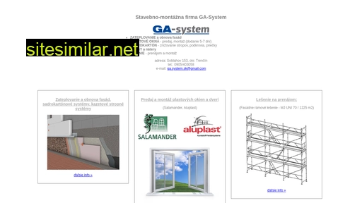 Ga-system similar sites