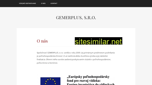 gemerplus.sk alternative sites