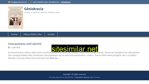 geniokracia.sk alternative sites