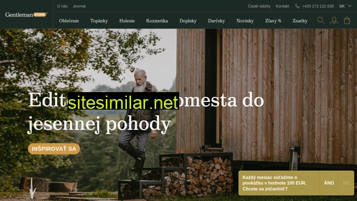 gentlemanstore.sk alternative sites