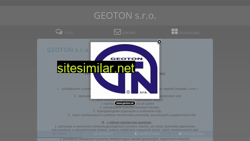 geoton.sk alternative sites