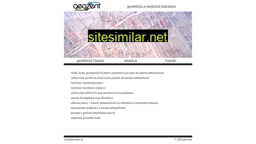 geozent.sk alternative sites