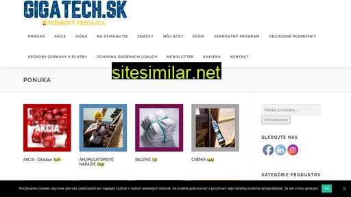 gigatech.sk alternative sites