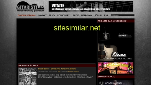gitaristi.sk alternative sites