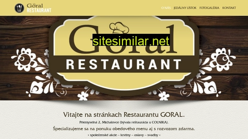 goralrestaurant.sk alternative sites