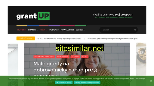 grantup.sk alternative sites