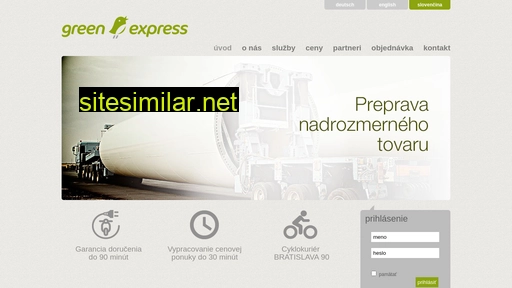 green-express.sk alternative sites
