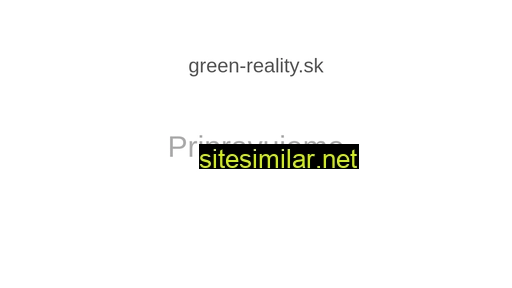 green-reality.sk alternative sites