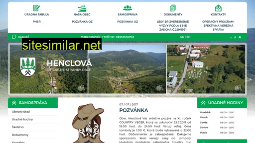 henclova.sk alternative sites