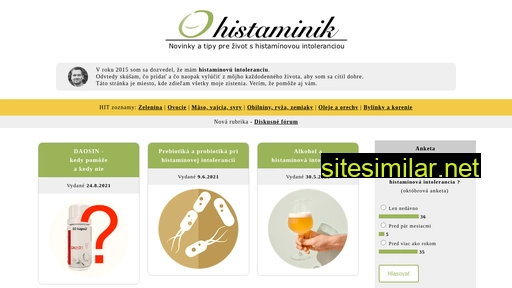 histaminik.sk alternative sites