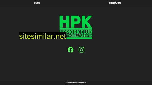 hopkirkclub.sk alternative sites