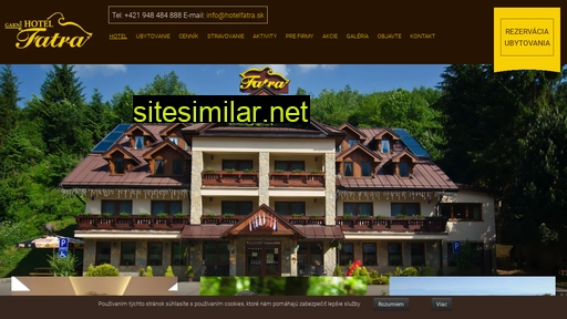 hotelfatra.sk alternative sites