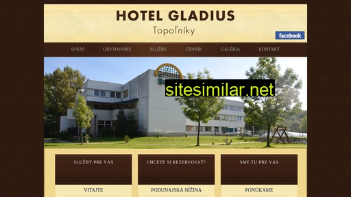 hotelgladius.sk alternative sites