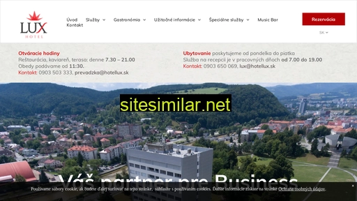 hotellux.sk alternative sites