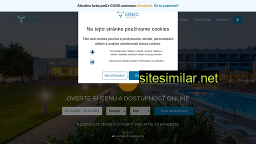 hotelsenec.sk alternative sites