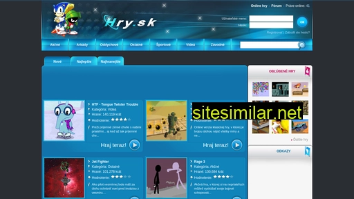 hry.sk alternative sites