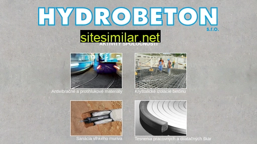 hydrobeton.sk alternative sites