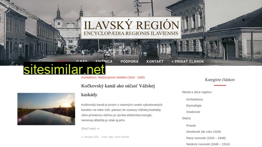 ilavskyregion.sk alternative sites