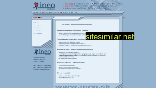 ineo.sk alternative sites