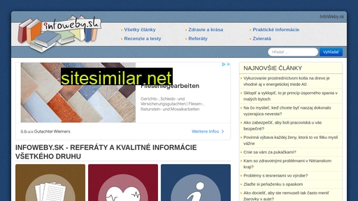 infoweby.sk alternative sites