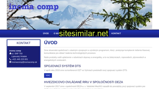 inomacomp.sk alternative sites