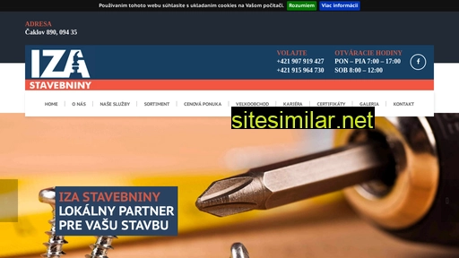 izastavebniny.sk alternative sites