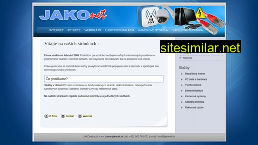 jakonet.sk alternative sites
