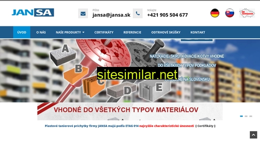 jansa.sk alternative sites