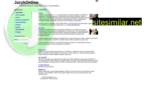 jazykonline.sk alternative sites