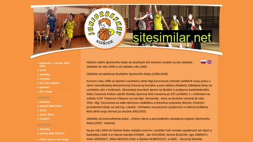 juniorbasket.sk alternative sites