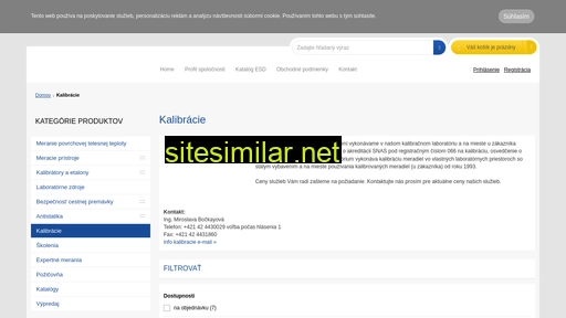 kalibracie.sk alternative sites