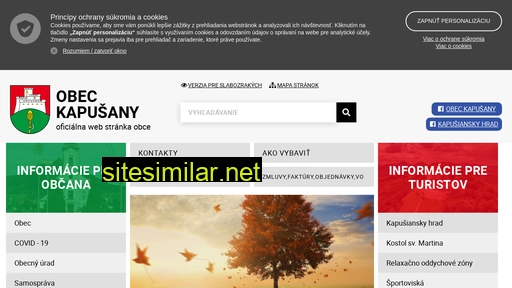 kapusany.sk alternative sites