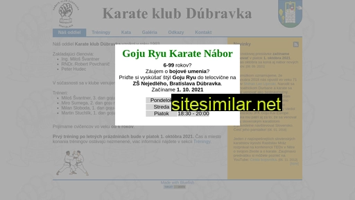 karatedubravka.sk alternative sites