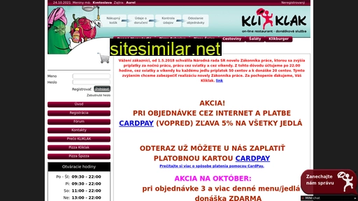 klikklak.sk alternative sites