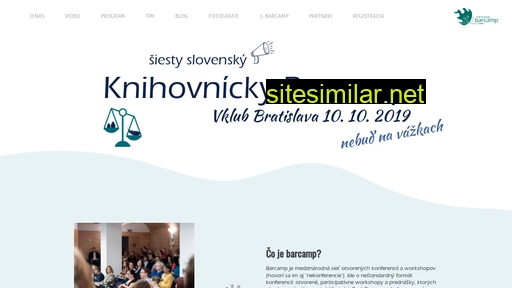 knihovnickybarcamp.sk alternative sites