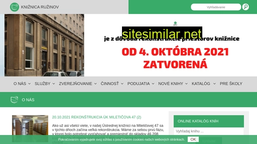 kniznica-ruzinov.sk alternative sites
