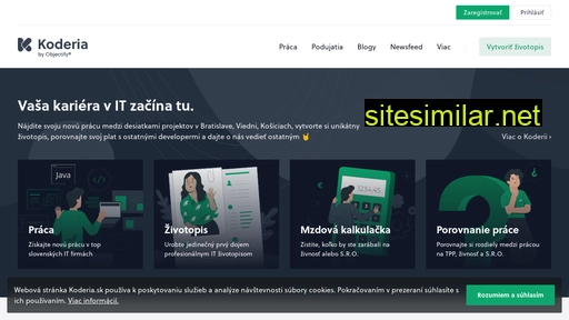 koderia.sk alternative sites