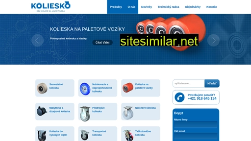 kolieska-kladky.sk alternative sites