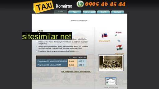 Komarno-taxi similar sites